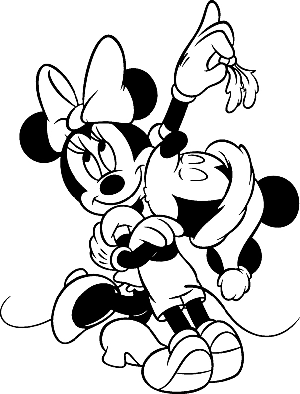 xmas disney coloring pages - photo #26