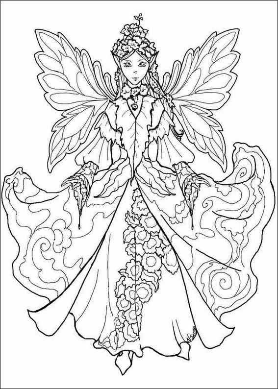 fairy prince coloring pages - photo #27