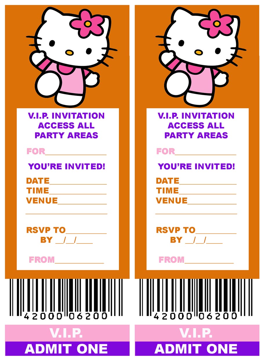 interactive-magazine-hello-kitty-vip-ticket-style-party-invitation