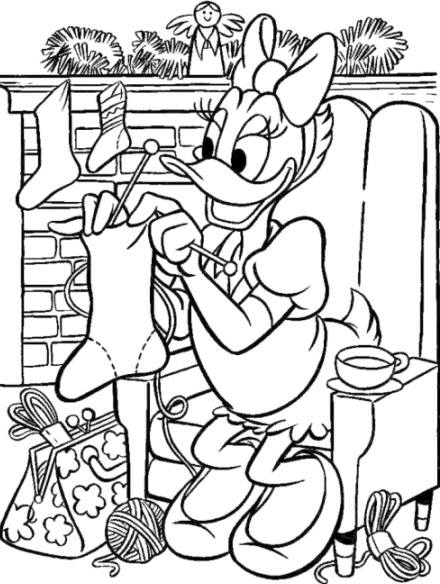 XMAS COLORING PAGES