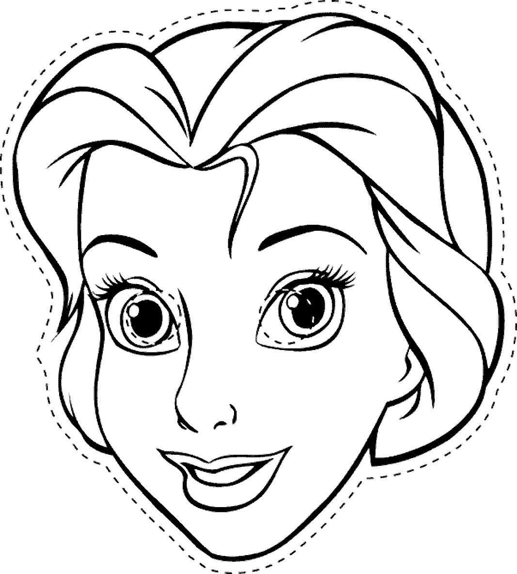 face coloring book pages - photo #28