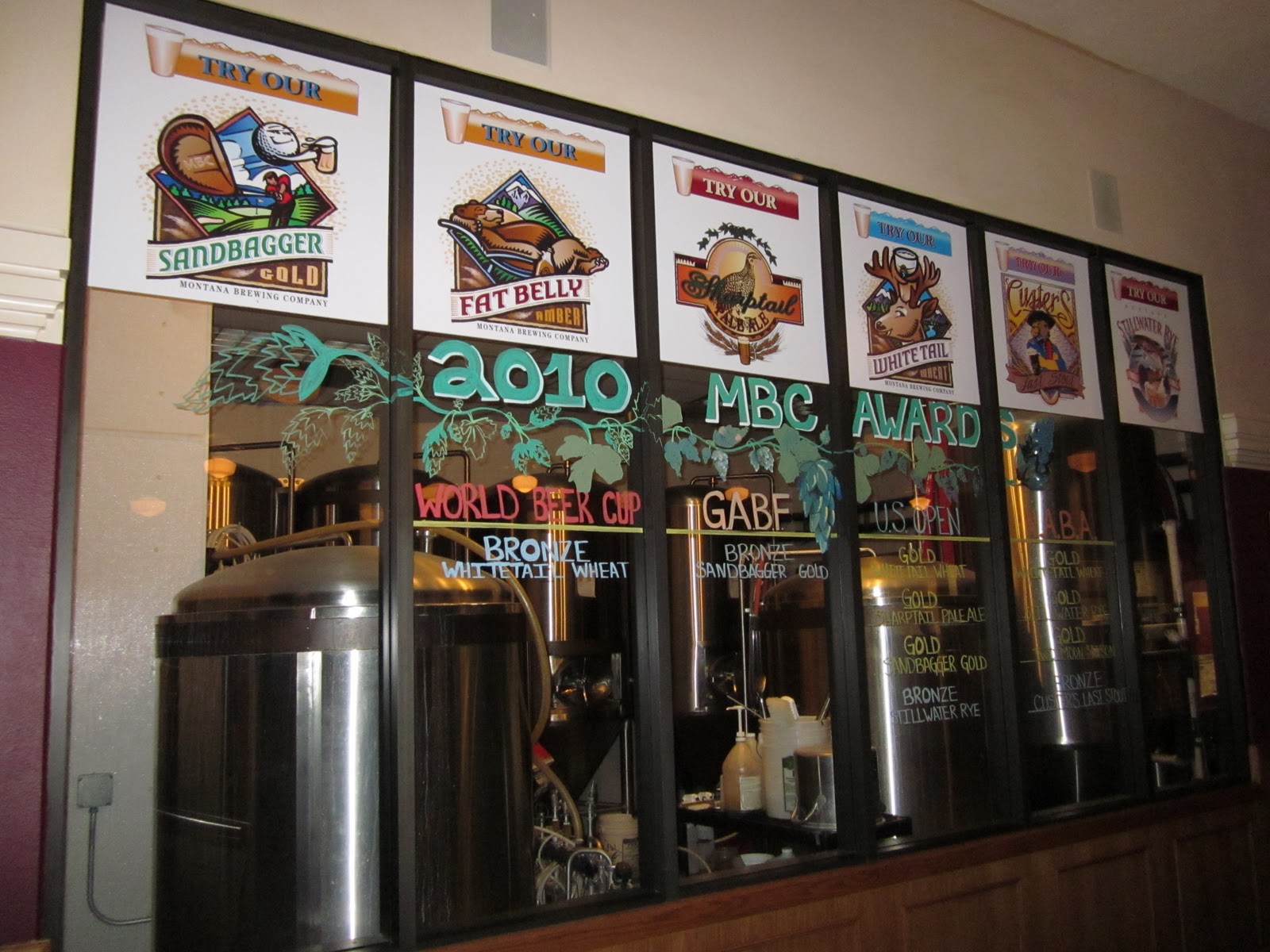 Where the Beers Are Montana Brewing Company, Billings, MT.