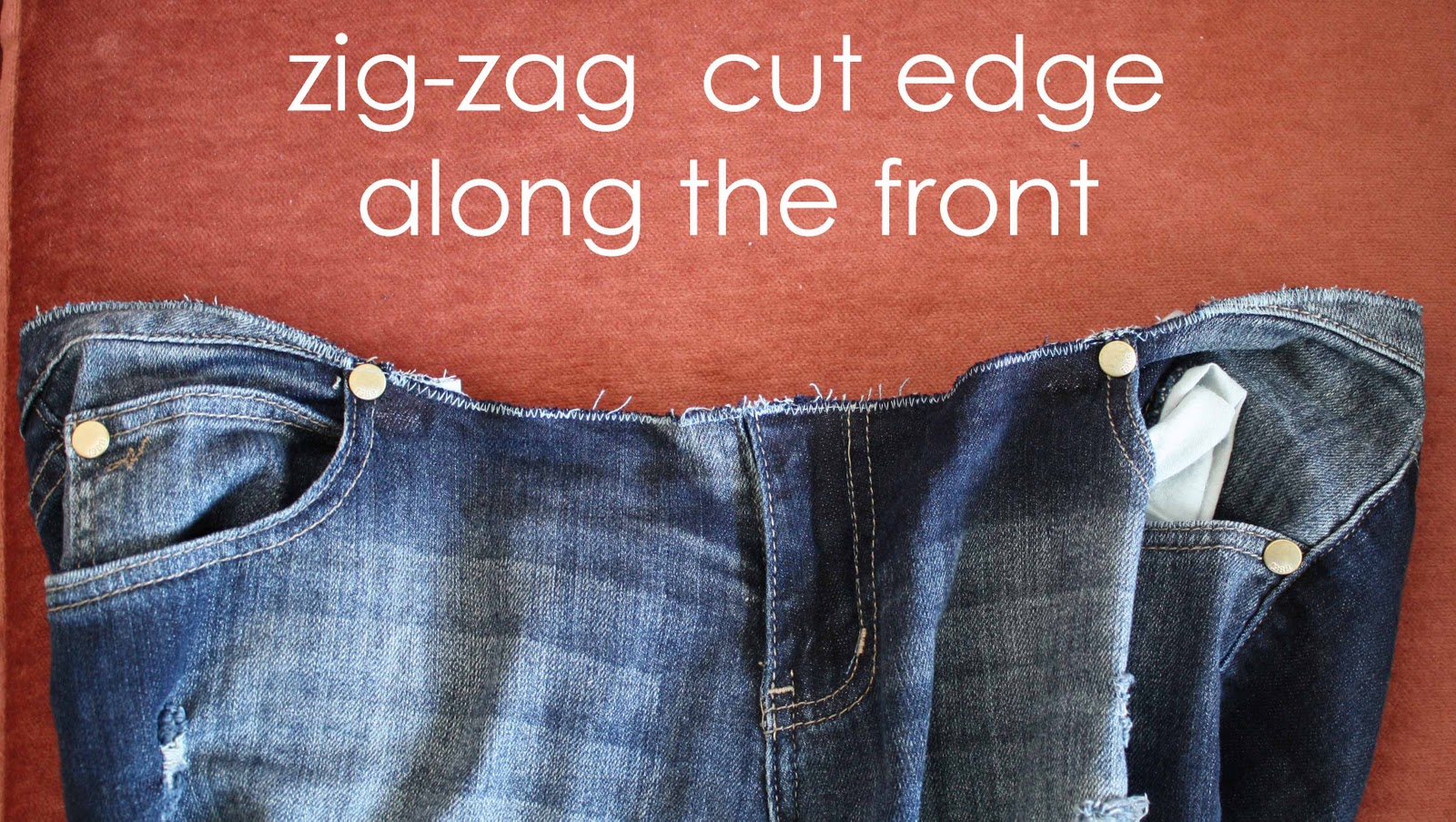 Running With Scissors How To Add Maternity Band Jeans Make The Waist Band By Sewing 2 Ends Of Elastic Together I Zig Zagged A Bunch Back And Forth To Secure It