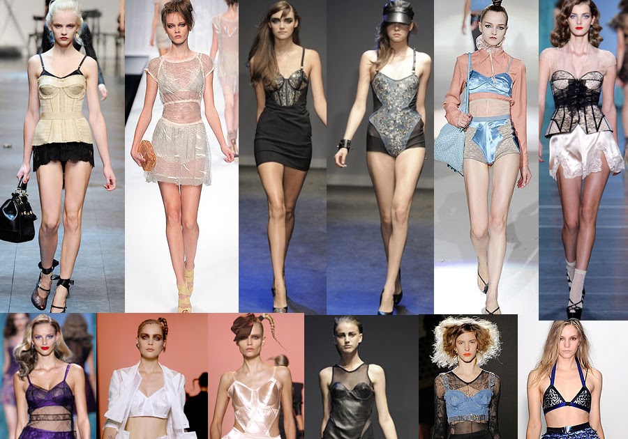 Spring 2010 Trends Underwear as Outerwear Fashion Daydreams UK