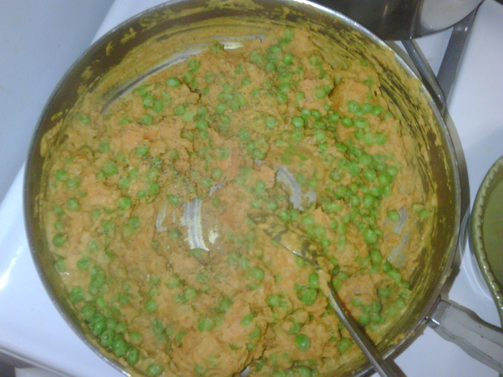 OMG I m Allergic To EVERYTHING Curried Sweet Potato Mash With Peas