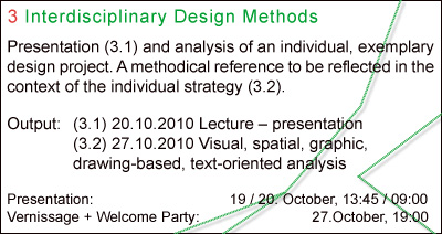 EAD | ASG 2010-10-20 #3 Interdisciplinary Design Methods
