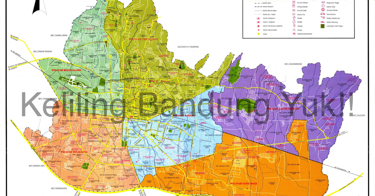 Keliling Bandung Yuk!!: Peta Bandung