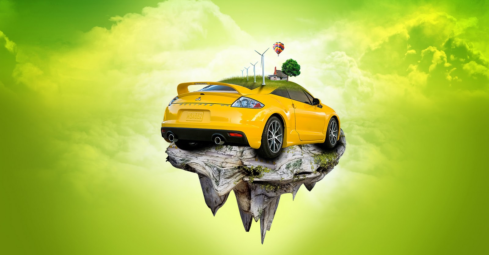 wallpaper: Mitsubishi Eclipse 2011 HD Wallpaper