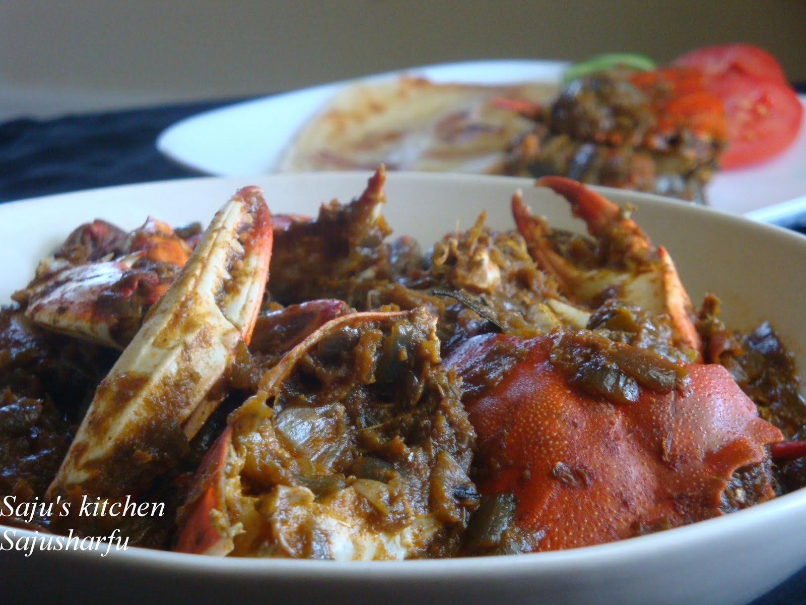 Saju's Kitchen Kerala Crab Roast