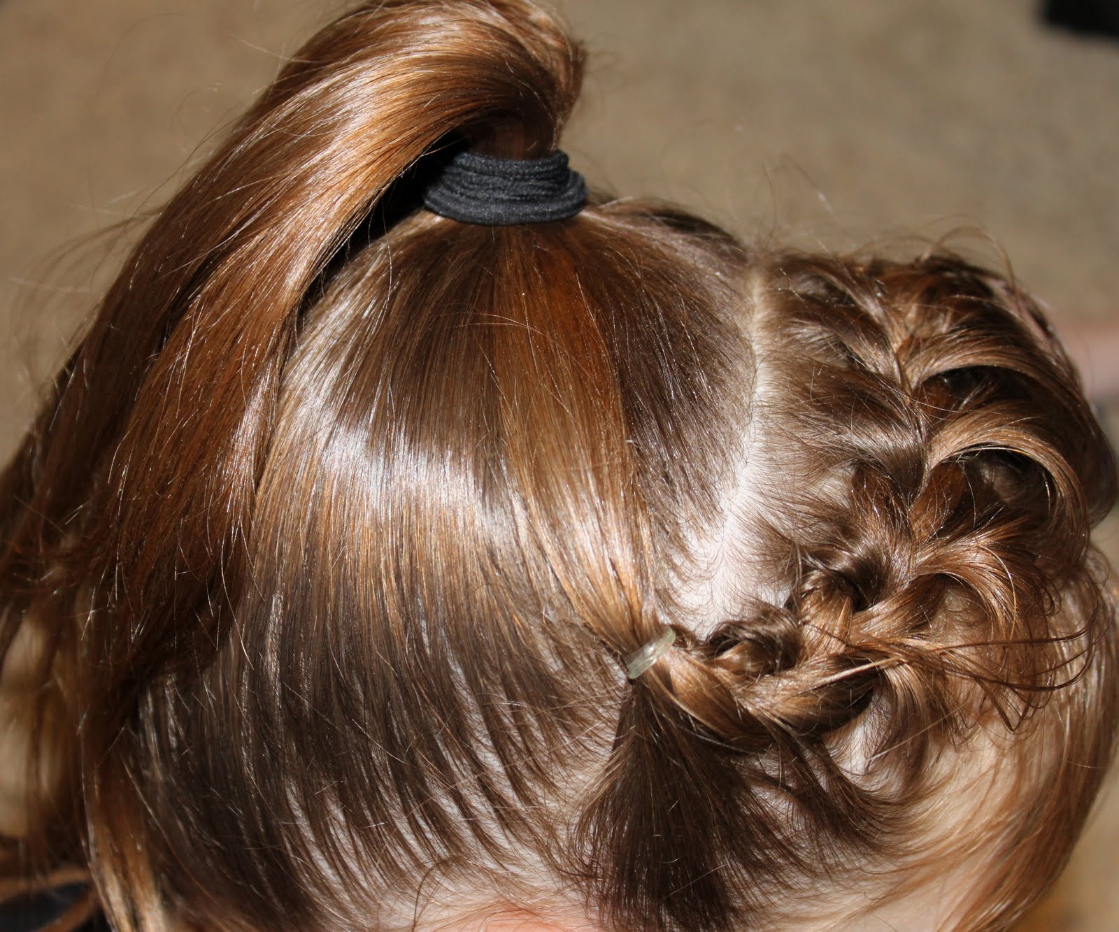 Hairstyles for Girls.. The Wright Hair French Braid Headband to Ponytail