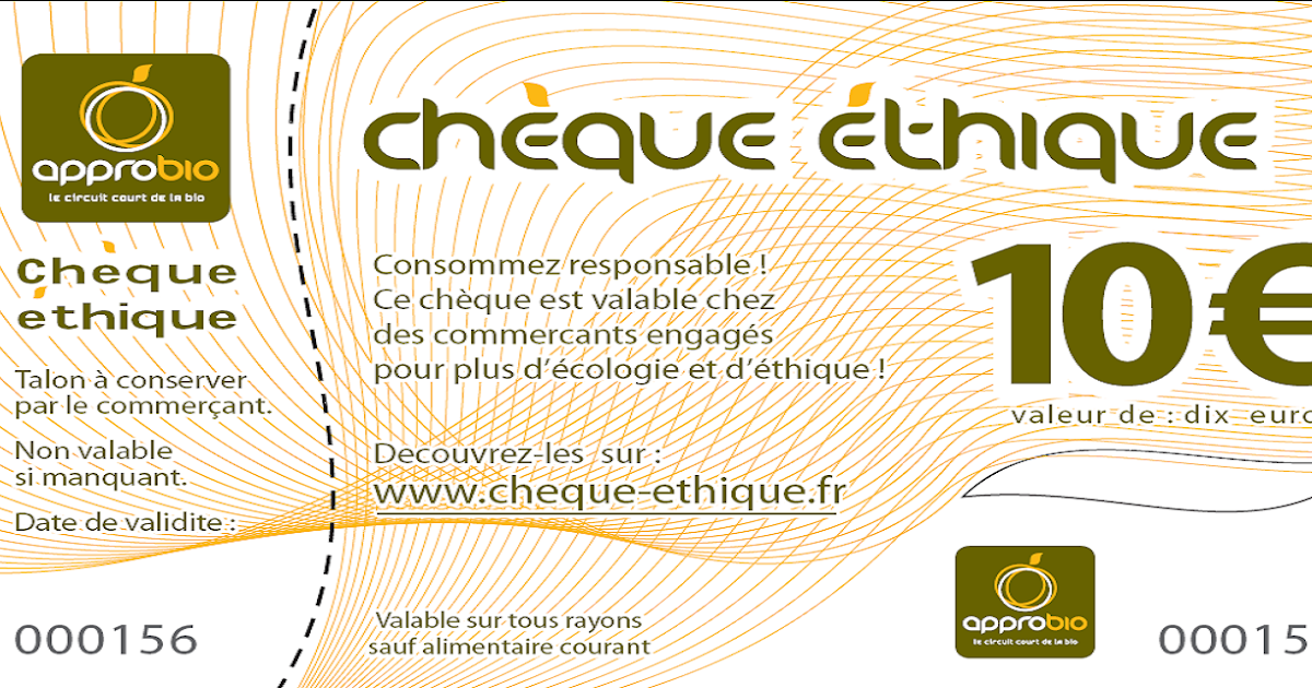 Rennes Ethique Des Chèques cadeaux Ethiques