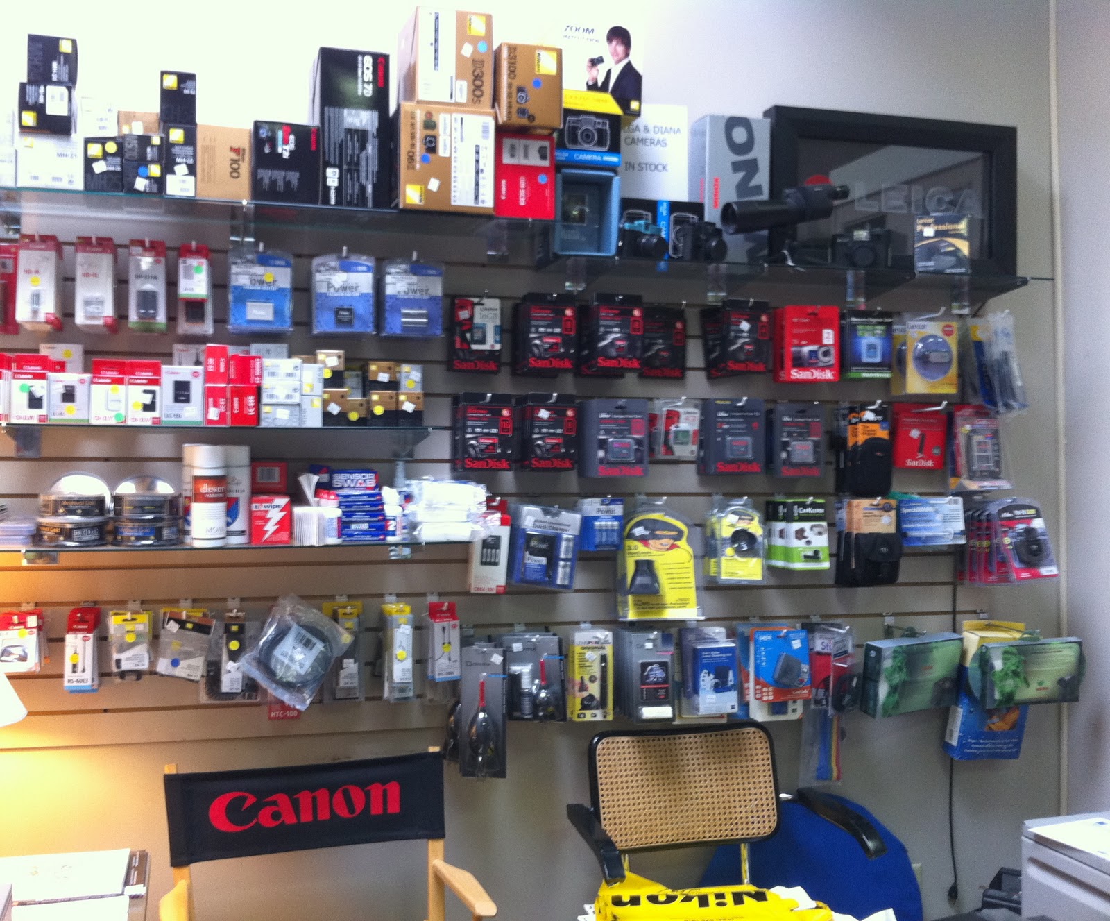 three notched Pro Camera Shop