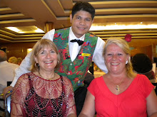 Chris and me with our gorgeous waiter Mark