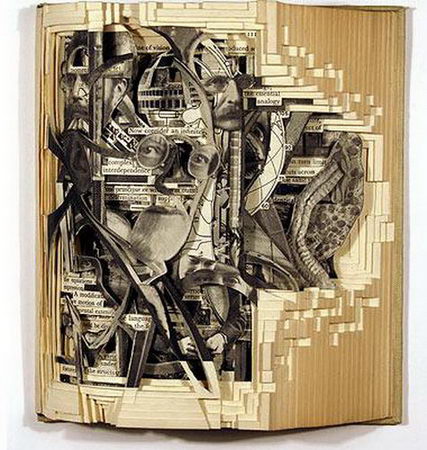 The W's: Amazing Book sculptures