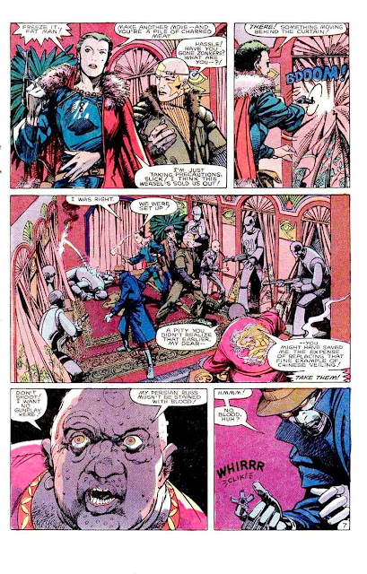 Machine Man v2 #2 marvel 1980s comic book page art by Barry Windsor Smith Machine Man v2 #2 marvel 1980s comic book page art by Barry Windsor Smith
