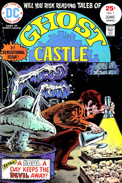 Tales of Ghost Castle v1 #1, 1975 dc bronze age horror comic book cover Tales of Ghost Castle v1 #1, 1975 dc bronze age horror comic book cover