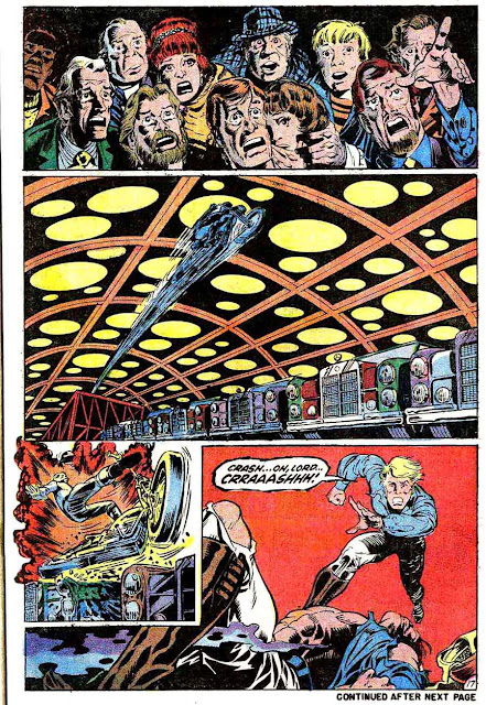 Marvel Spotlight v1 #5 Ghost Rider marvel comic book page art by Mike Ploog Marvel Spotlight v1 #5 Ghost Rider marvel comic book page art by Mike Ploog