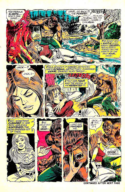 Werewolf by Night v1 #4 1970s marvel comic book page art by Mike Ploog Werewolf by Night v1 #4 1970s marvel comic book page art by Mike Ploog