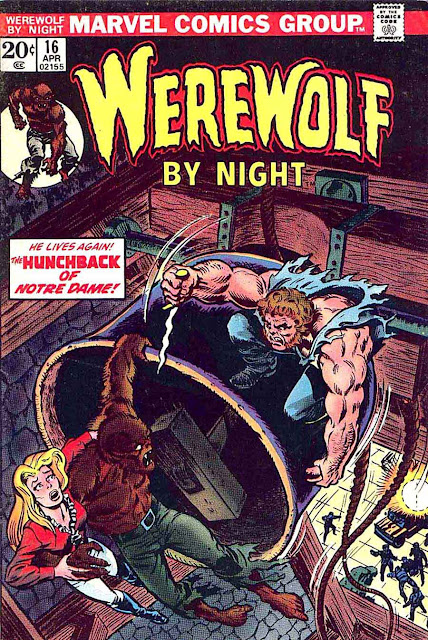 Werewolf by Night v1 #16 1970s marvel comic book cover art by Mike Ploog Werewolf by Night v1 #16 1970s marvel comic book cover art by Mike Ploog