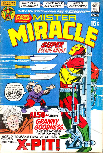 Mister Miracle v1 #2 dc 1970s bronze age comic book cover art by Jack Kirby Mister Miracle v1 #2 dc 1970s bronze age comic book cover art by Jack Kirby