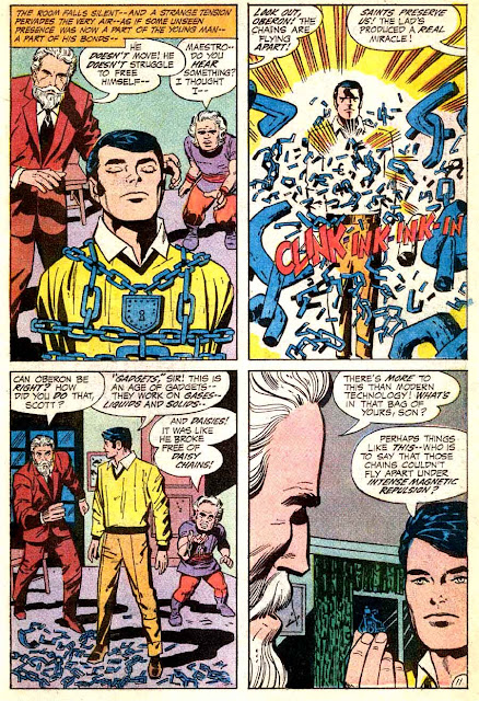 Mister Miracle v1 #1 dc 1970s bronze age comic book page art by Jack Kirby Mister Miracle v1 #1 dc 1970s bronze age comic book page art by Jack Kirby