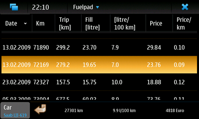 N900 Fuelpad app.JPG