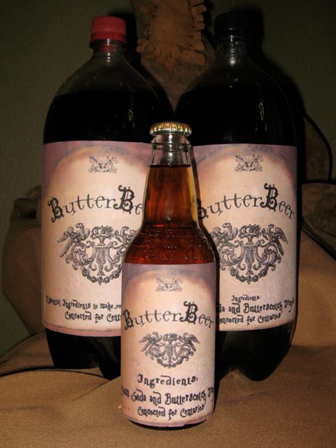butterbeer label