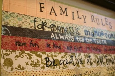 ideas for family rules