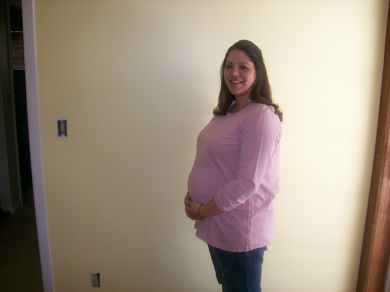 Christy 8 months pregnant