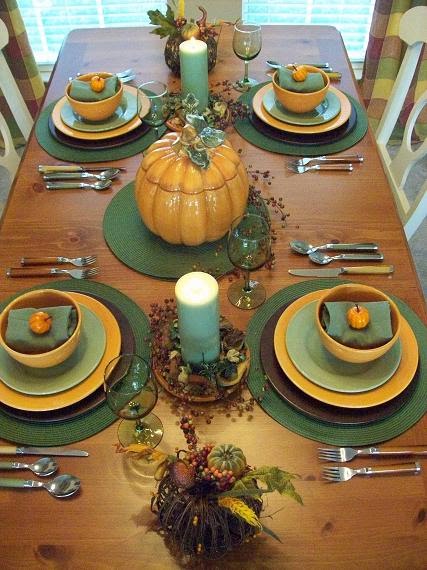 Bunny Jeans Decor ~ ~ ~ and More! : Fall Tablescape