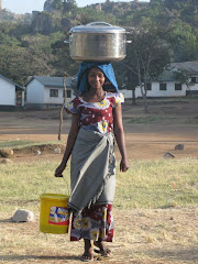 Mama Cecilia on Way to Breakfast Program