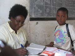 Mwalimu Helena with Buswelu Student