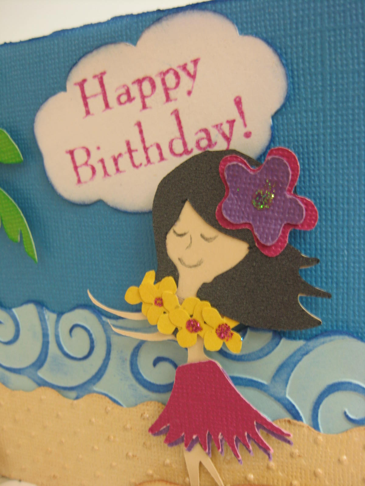 Spontaneously Us: Hawaii Themed Birthday Card