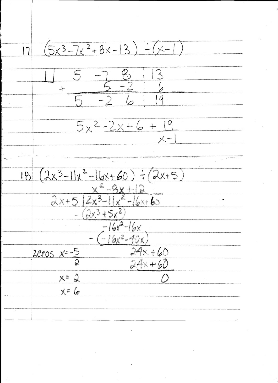 Apache Math: Precalculus Practice Answer Key