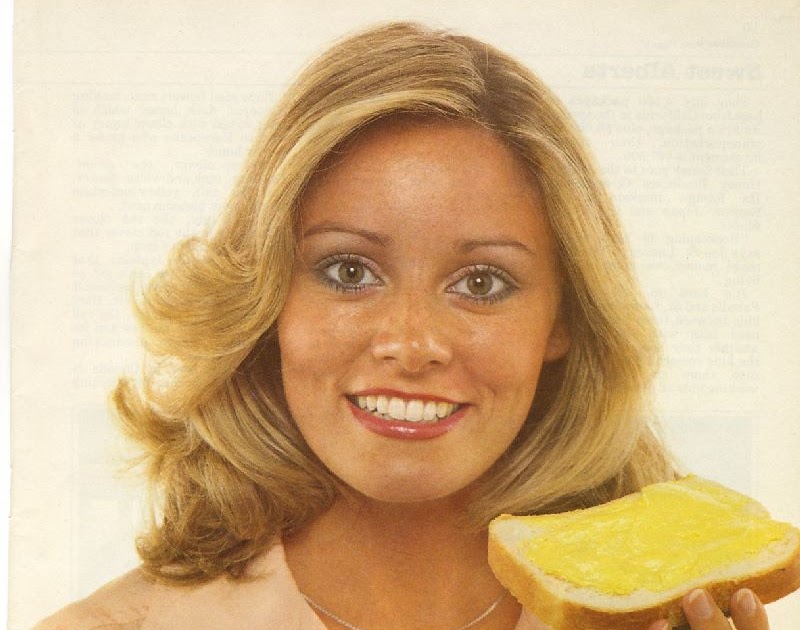 1978 KRAFT Magazine Ad MIRACLE MARGARINE Blond With Toast Old