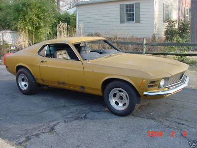 1970 Gold Boss 302 Mustang