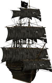 pirate ship graphic and misc
