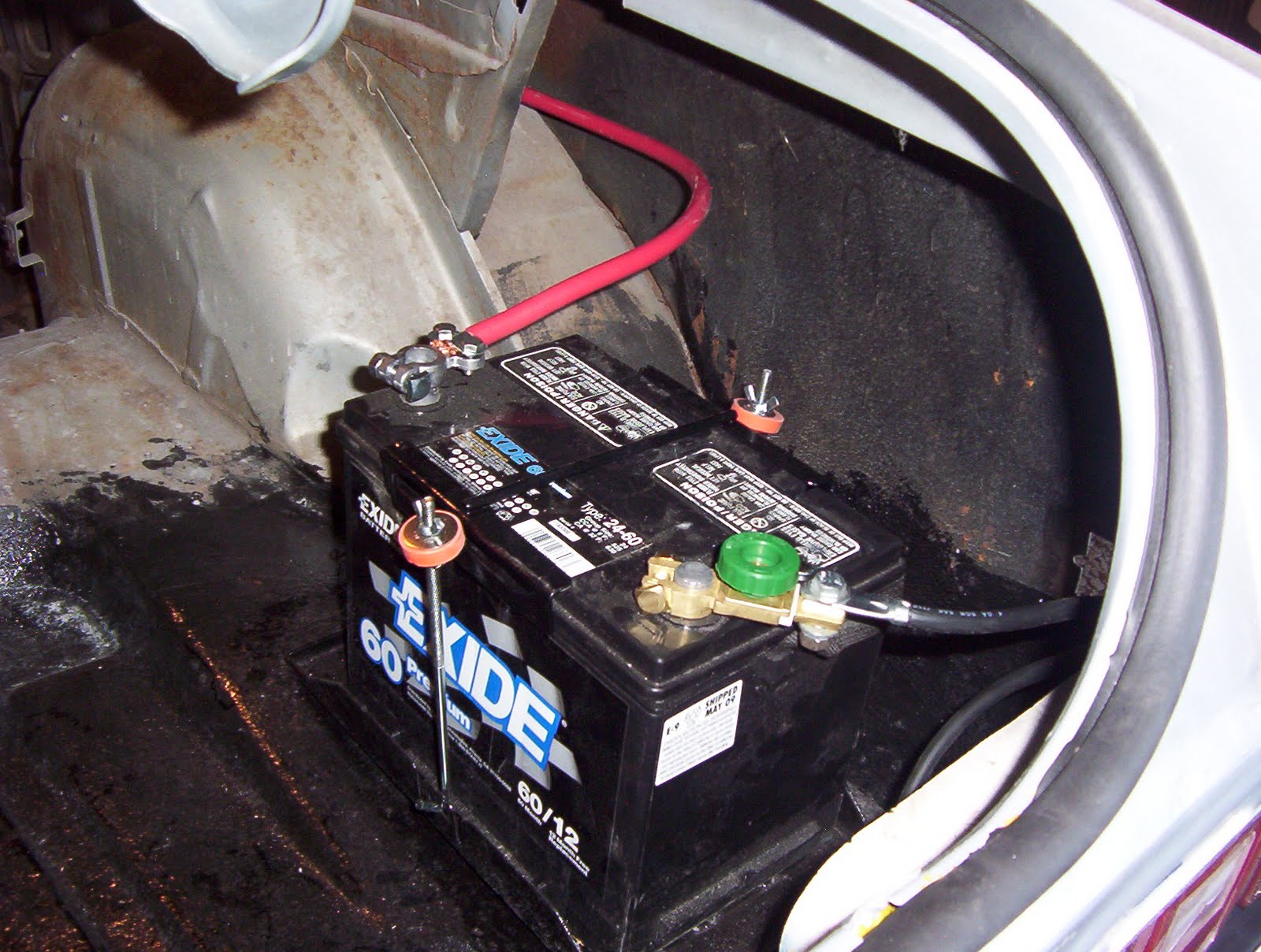 1972 Eleanor Mustang Trunk Mounted Battery