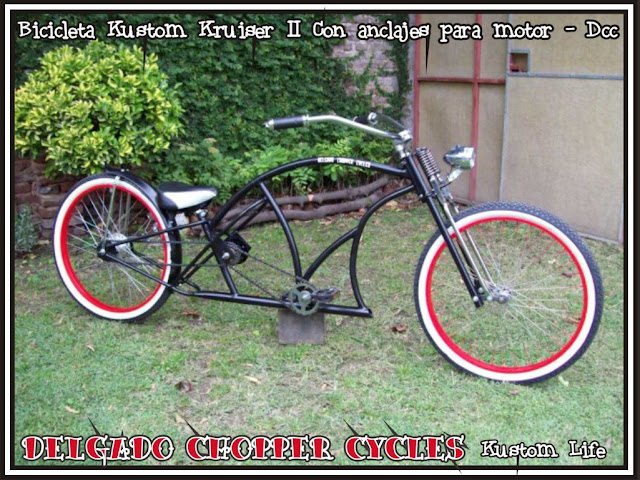Bicicleta Kustom Kruiser II - Con anclajes para motor