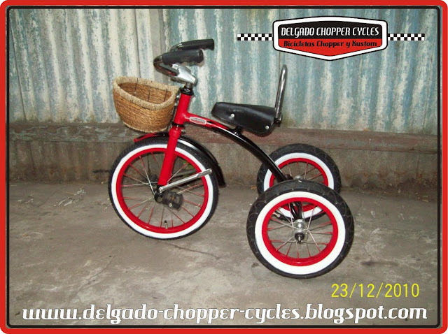 triciclo para nene/a Kustom Retro Vintage. DCC
