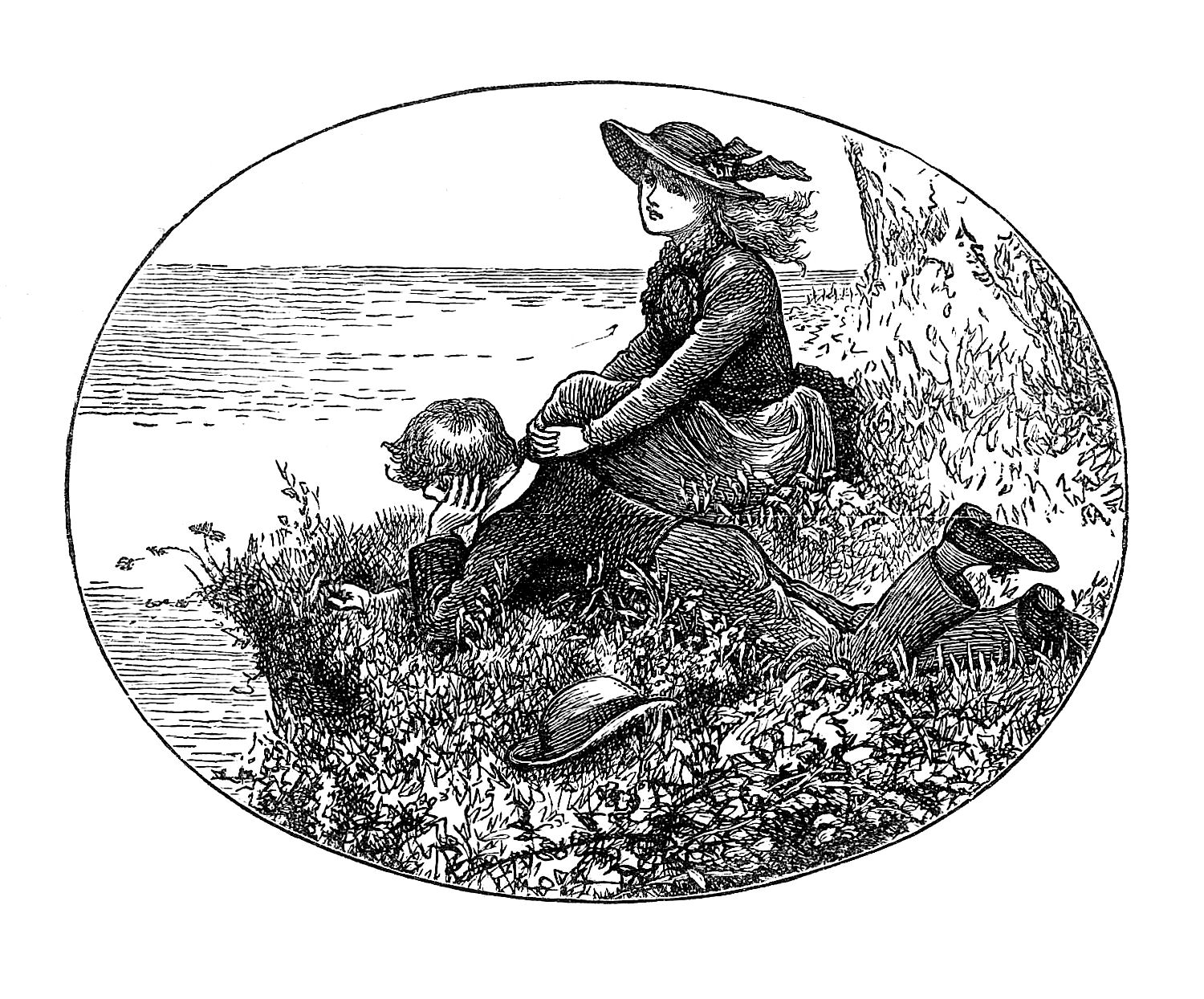 Antique Images Free Black and White Illustration Antique Illustration