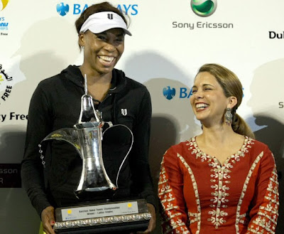 Black Tennis Pro's Venus Williams vs. Victoria Azarenka Dubai Final