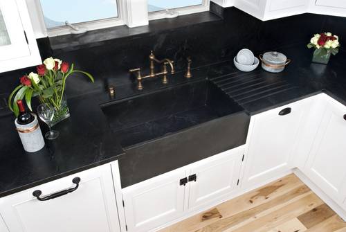 Favorites Soapstone Eheart Interior Solutions Generally Seen In White Porcelain Or Cast Iron Farm Style Sinks Are Another Timeless Classic Of Mine Integrate That With Soapstone And You Just Can T Go