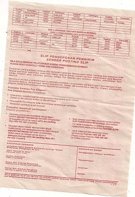 Pos Ekspres Zon C region list