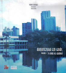 Livro: Arquitetura em Goiás: 74 anos de Goiânia. (Capa)