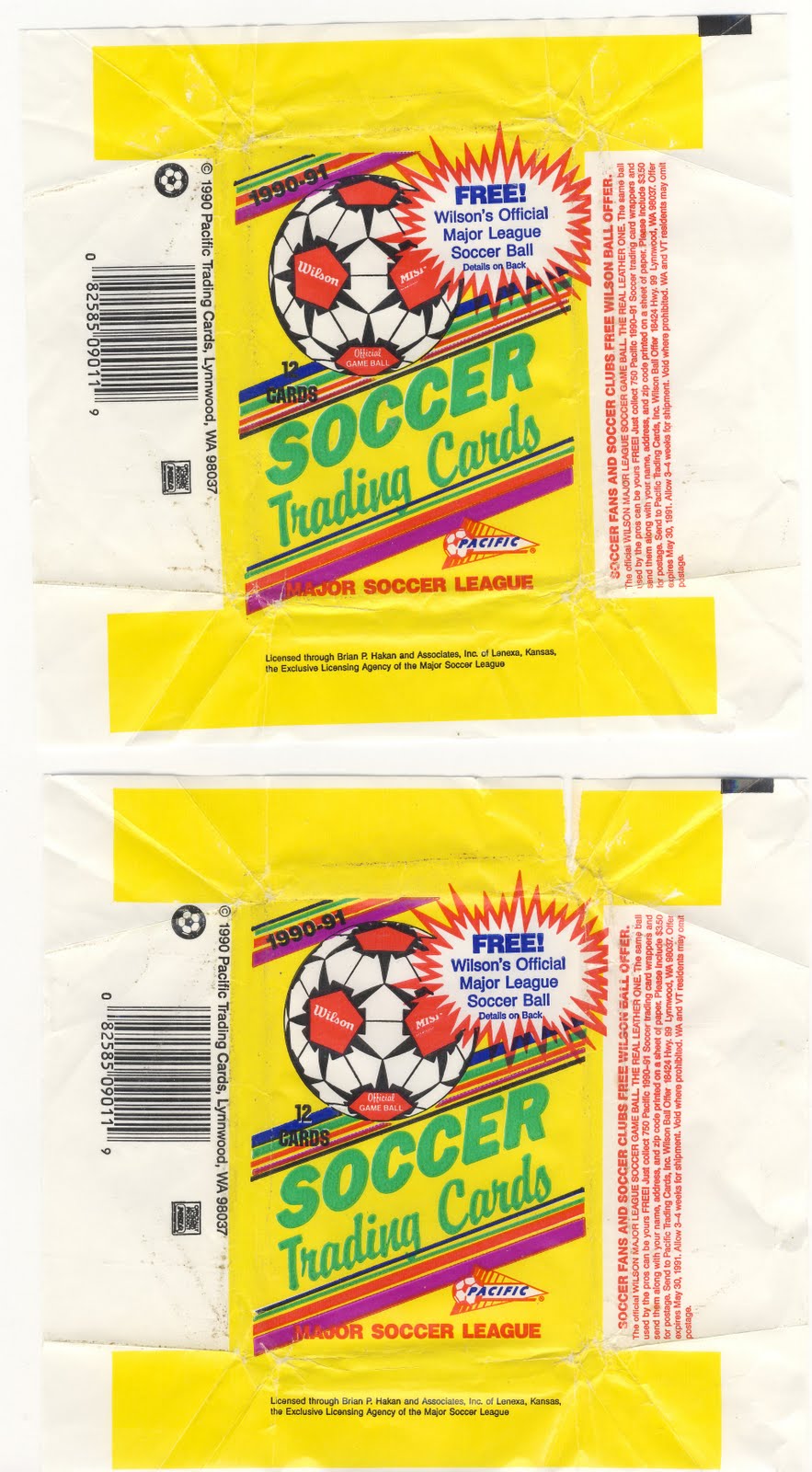 1991-92 Pacific MSL Soccer #73 Kenny Cooper Baltimore Blast Official Major Soccer League Trading Card
