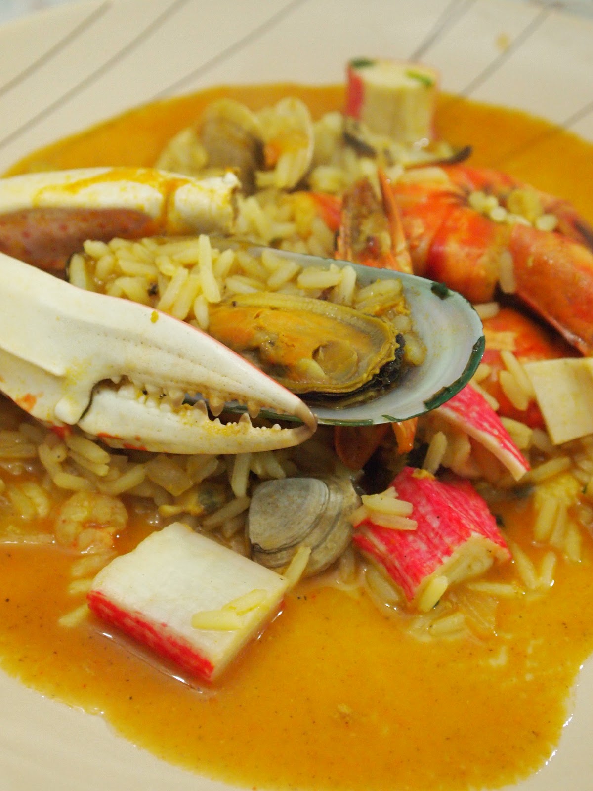 Receitas desastrosas arroz de marisco