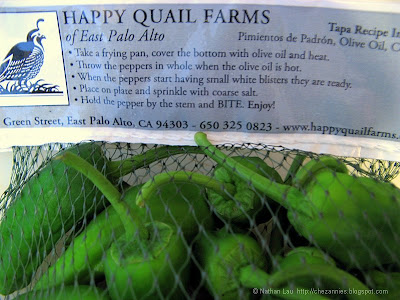 Happy Quail Farms' Pimientos de Padron