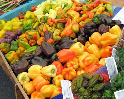 happy quail farms sweet peppers