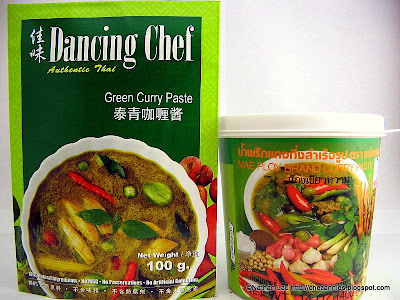 Dancing Chef and Mae Ploy Brand Thai Green Curry Pastes